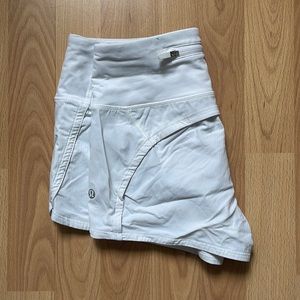 White Lululemon Shorts Size 2